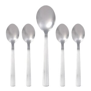 Aida Groovy bestick dessertset 5 delar stål