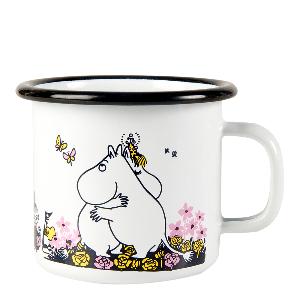 Muurla Mumin Emaljmugg Krama Mig 25 cl Vit