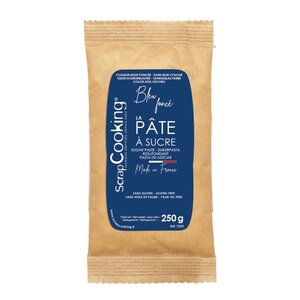 ScrapCooking Sockerpasta 250 g mörkblå