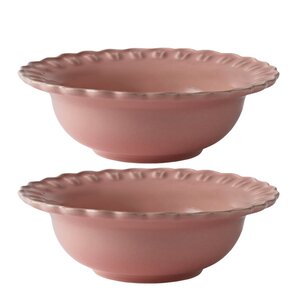 PotteryJo Tulipa djup tallrik 17 cm 2-pack bela portuguesa