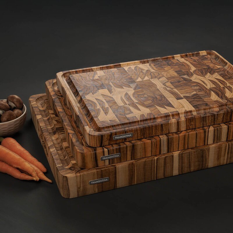 Tramontina Skärbräda 45x34 cm ändträ teak