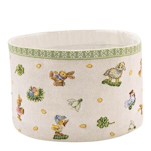 Villeroy & Boch Easter Delight brödkorg 24 cm vit/grön