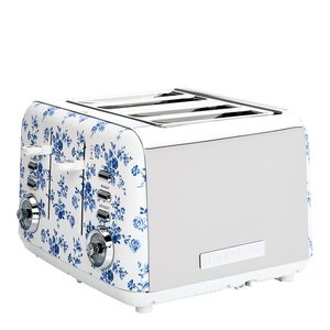 Laura Ashley Brödrost 4-skivor China Rose blå/vit