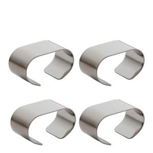 Aida Raw Servettring 4-Pack Stål