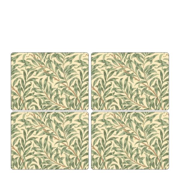 Pimpernel Pure Morris Bordstablett 30x40 cm 4-pack Willow Bough grön