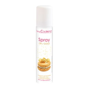 ScrapCooking Färgspray 75 ml guld