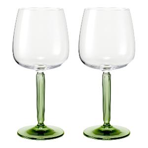 Kähler Hammershøi Rödvinsglas 49 cl 2-pack Grön