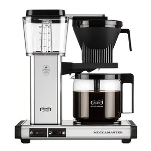 Moccamaster Optio kaffebryggare 1,25 L polished silver