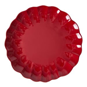 Stiernholm Lotus tallrik 27 cm röd