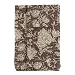 Chamois Indian Rose linneservett 50x50 cm 2-pack brun