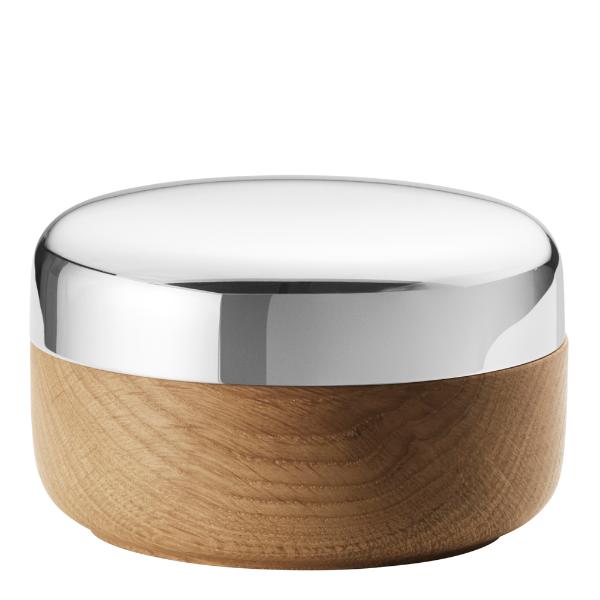 Alfredo Saltkar 5 cm Ek/Blank Rostfritt Stål