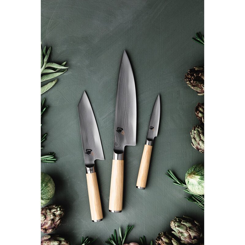 KAI Shun Classic White Gyuto 20 cm Rostfri 