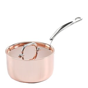 Samuel Groves Copper Induction kastrull med lock 1,5 L