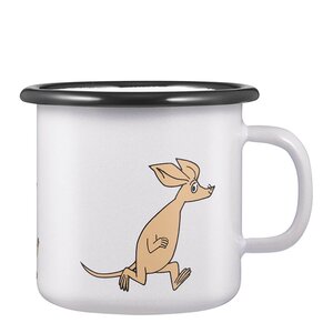 Muurla Mumin emaljmugg 25 cl Retro Sniff lila