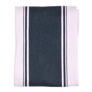 Dexam Love Colour randig kökshandduk 70x45 cm marinblå