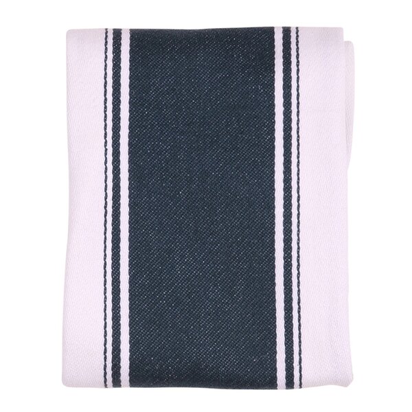 Dexam Love Colour randig kökshandduk 70x45 cm marinblå