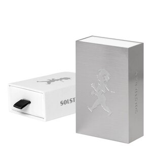 SOLSTICKAN Tändsticksfodral Liten Silver