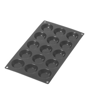 Lékué Silikonform tartalett 15 hål svart