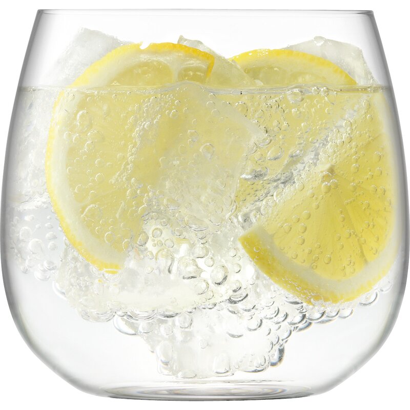 LSA International Borough vattenglas 37 cl 4-pack klar