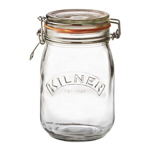 Kilner Clip Top konserveringsburk 1 L rund