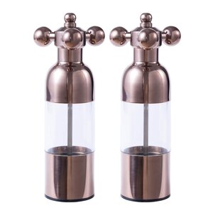 Vargen & Thor Axia salt- och pepparkvarn 18 cm 2-pack brons