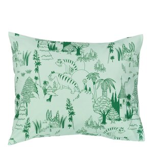 MoominArabia Mumin Örngott 50x60 cm Trädgårdsfest Grön