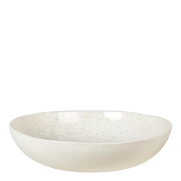 Broste Copenhagen Nordic Vanilla Serveringsskål 34 cm Cream