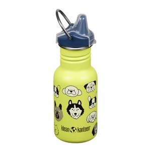 Klean Kanteen Kid Classic Narrow flaska 0,35 L med piplock Dogs