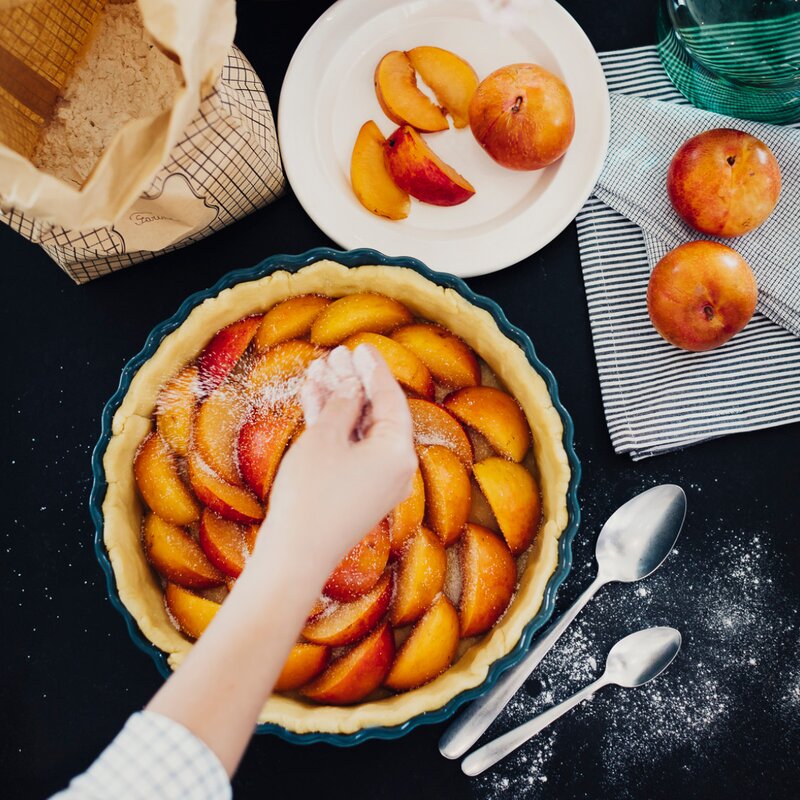 Emile Henry Pajform 24 cm petrol