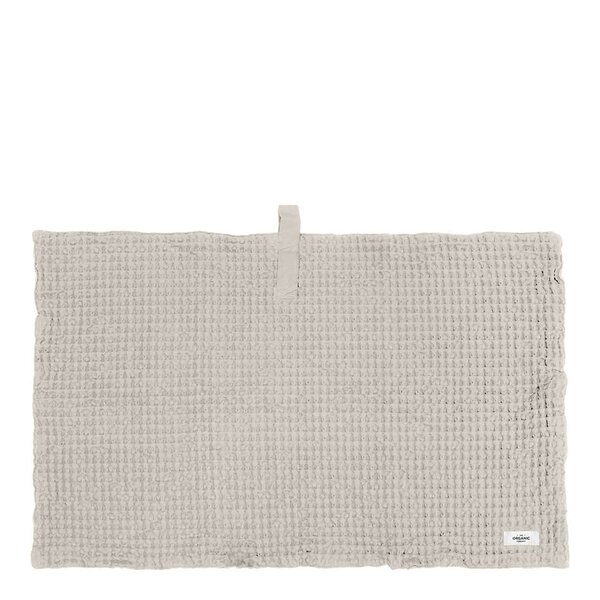 The Organic Company Big Waffle badrumsmatta 80x55 cm stone