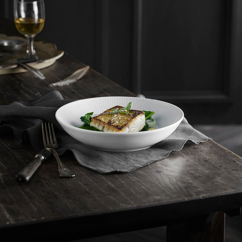 Pillivuyt Plissé Djup Tallrik Pasta/Sallad 20 cm