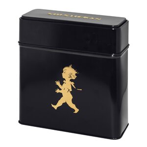 SOLSTICKAN Burk för kaffefilter Svart/Guld