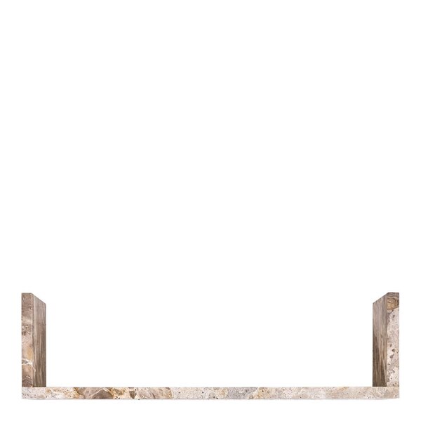 House Doctor Marr vägghylla i marmor 50 cm beige marmor