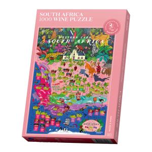 Water and Wines Vinpussel - Sydafrika 1000 bitar Rosa
