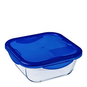 Pyrex Cook & Go förvaringsburk 2 L blå/klar