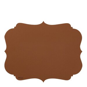 MiLLE W NORDISK DESIGN Vintage bordstablett 44x35 cm brun