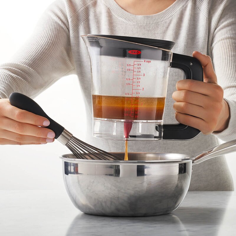 Oxo Fettavskiljare med bottenventil 1 L klar
