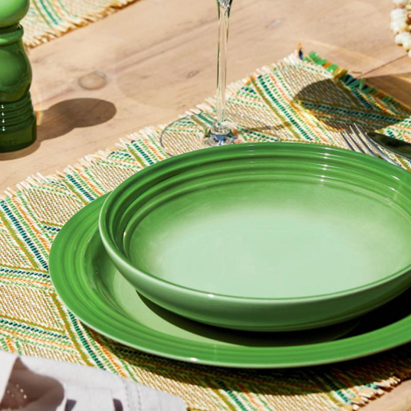 Le Creuset Signature tallrik 27 cm Bamboo Green