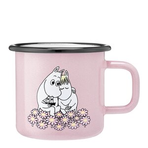 Muurla Mumin emaljmugg tillsammans 37 cl