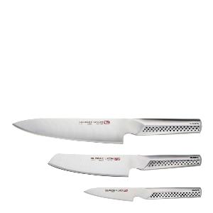 Coltello Da Cucina Global Ukon 15,2 Cm - Lama Seghettata In Acciaio Cromova 18, Manico Ergonomico Dual-Surface