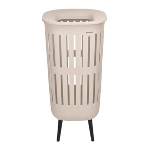 Brabantia Collect-It tvättkorg med ben 55 L soft beige