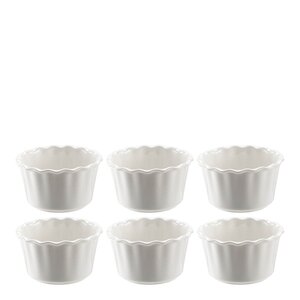 Modern House Daily Use crème brûlée form 6-pack 10 cm 20 cl vit