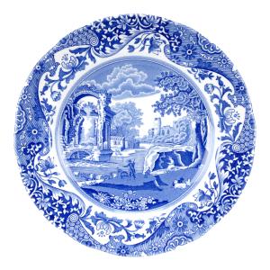 Spode Blue Italian assiett 20 cm blå/vit