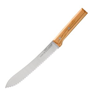 Opinel Parallèle brödkniv 34 cm oliv