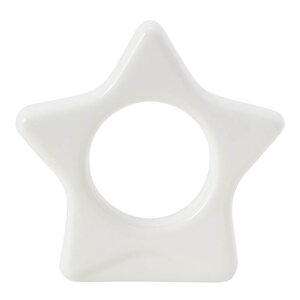 Lexington Star servettring 8x8 cm vit