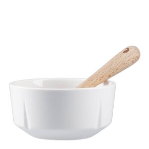 Rosendahl Grand Cru snacksskål med sked 9 cm vit