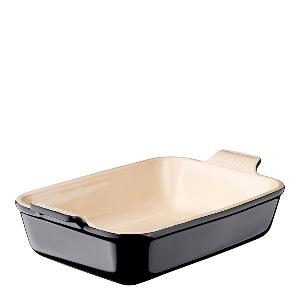 Le Creuset Heritage Rektangulär Form 19 cm black