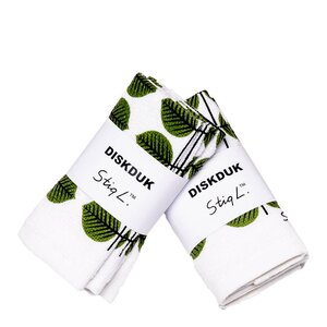 Stig L Berså diskduk 2-pack 25x25 cm grön