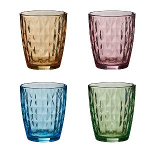 Aida Mosaic dricksglas 34 cl 4-pack flerfärgad