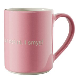 Design House Stockholm Astrid Lindgren Mugg Rosa Tänk för att jag kan